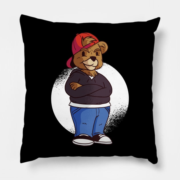 Teenage Bear Pillow by madeinchorley