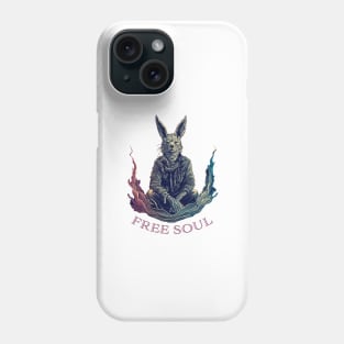 Anthropomorphic wolf - free soul Phone Case