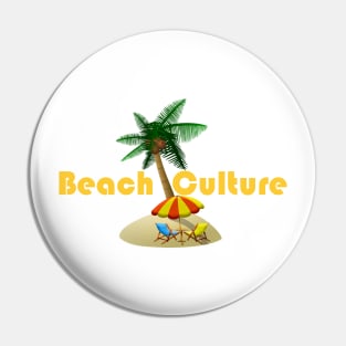 Beach Culture Pin