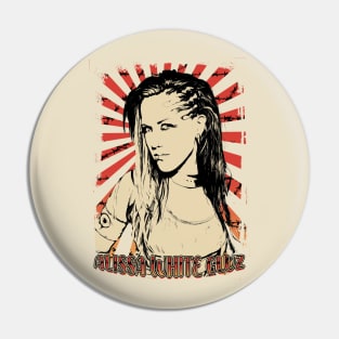 Alissa White Gluz Retro Vintage Aesthetic Pin