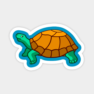 Cartoon turtle illustration Magnet