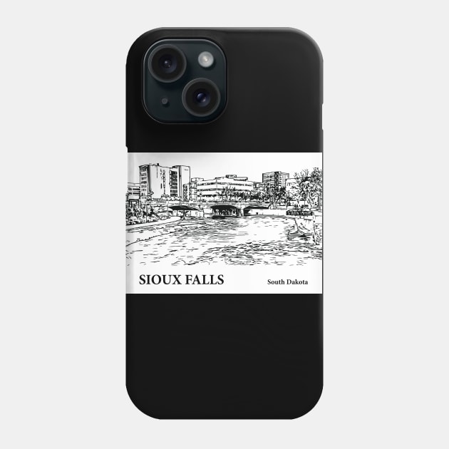 Sioux Falls - South Dakota Phone Case by Lakeric