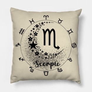 esoteric zodiac signs Pillow
