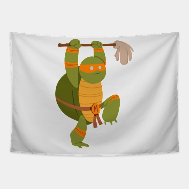 Mop Turtle Tapestry by westinchurch