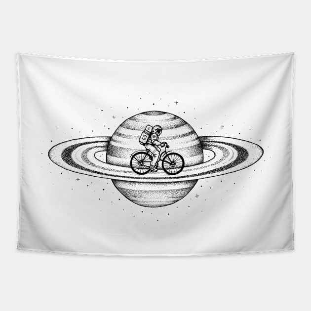 Space Ride Tapestry by enkeldika2