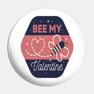 bee my valentine Pin