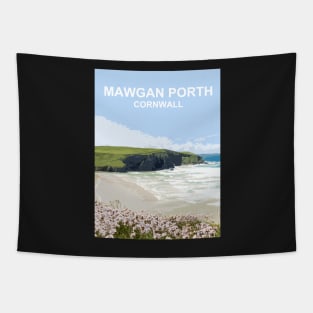 Mawgan Porth, Cornwall. Cornish gift. Kernow landscape Tapestry