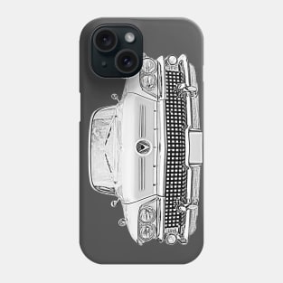 Buick Riviera 1950s American classic car monochrome Phone Case