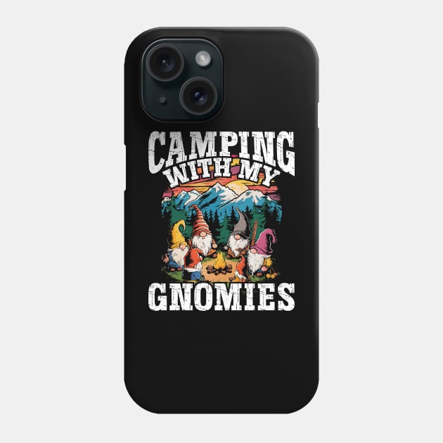 Camping With My Gnomies Phone Case by Photomisak72