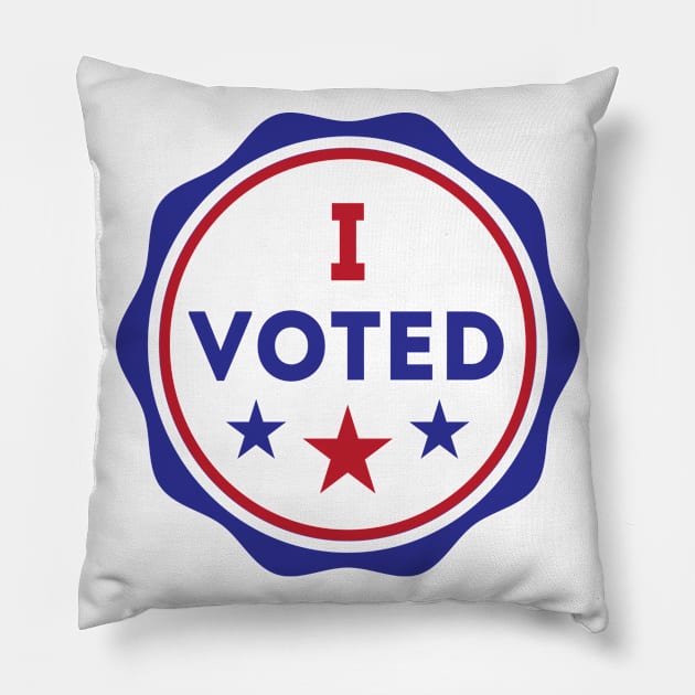 I Voted Pillow by Rise And Design