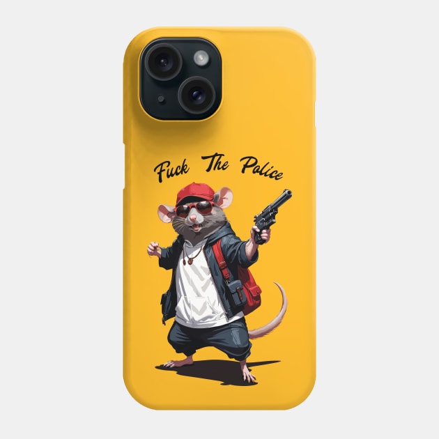 Fuck The Police - Gangsta Rat Phone Case by Trendsdk