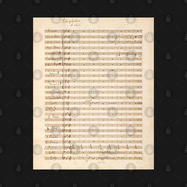 Mahler | The Song of Lament (Das klagende Lied) | Original manuscript score 1 (1 of 2) by Musical design