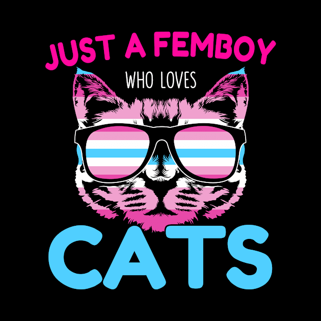 Just A Femboy Who Loves Cats Anime Cat Lover Gay by Alex21