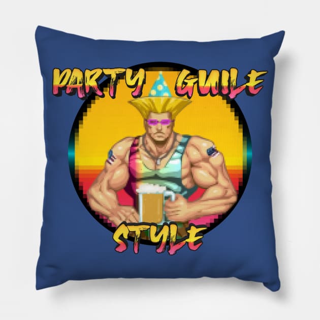 Party Guile Style Pillow by HopNationUSA