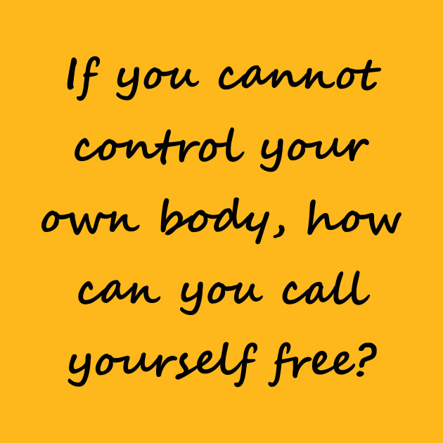 Call yourself free (back, black lettering, script font) by Factuality