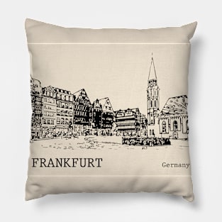 Frankfurt Germany Pillow