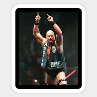 Wwe Stone Cold Steve Austin What Skull  Sticker for Sale by