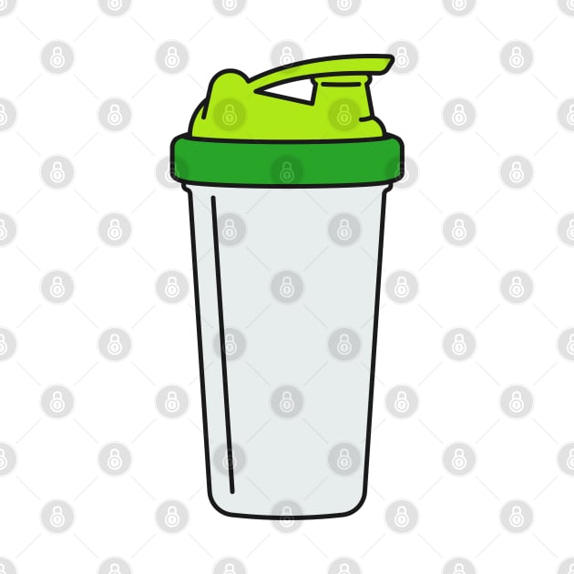 Protein Shake Drink Bottle by THP Creative