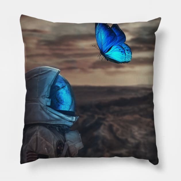 Astronaut Pillow by Marischa Becker