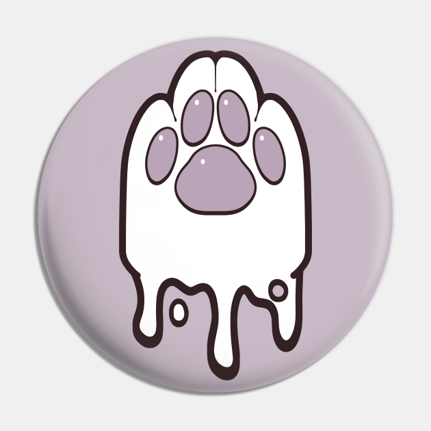 Lotion Cat Paw Paw Pin TeePublic