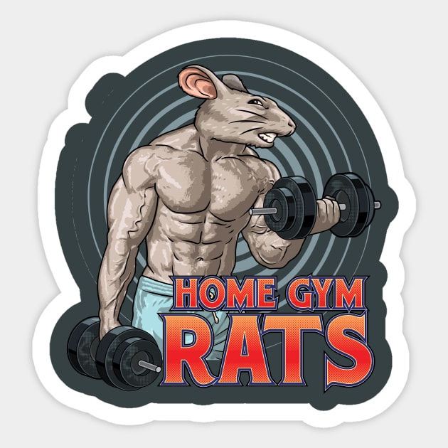Funny Fitness Gifts Gym Rat Mug Decor // Gym Addict or Lover of Rats //  Muscular Rat Pumping Iron Cup Personalised Option Available 