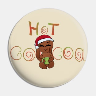 Hot Cocoa Bunny Pin