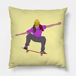 Skateboarding Pillow