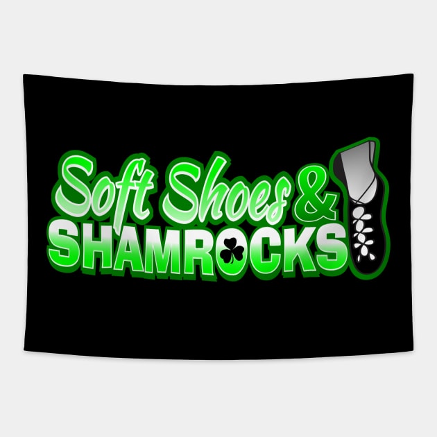 Soft Shoes & Shamrocks Tapestry by IrishDanceShirts