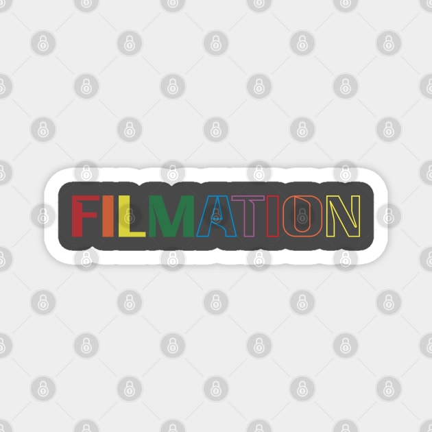 Filmation COLOR 80'S Logo Magnet by MikesDeadFormats