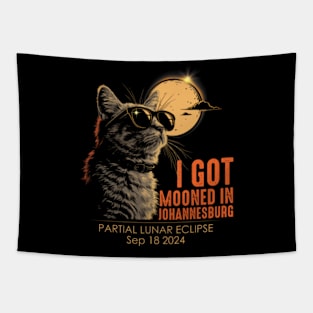 I Got Mooned In Johannesburg Partial Lunar Eclipse September 18 2024 Tapestry