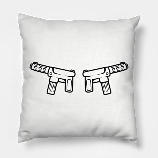 Double Tech-9 Black Version Pillow