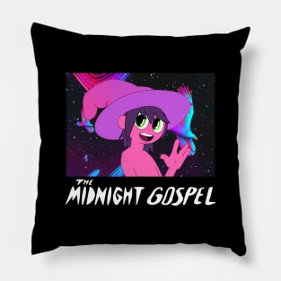 midnight gospel surreal Pillow