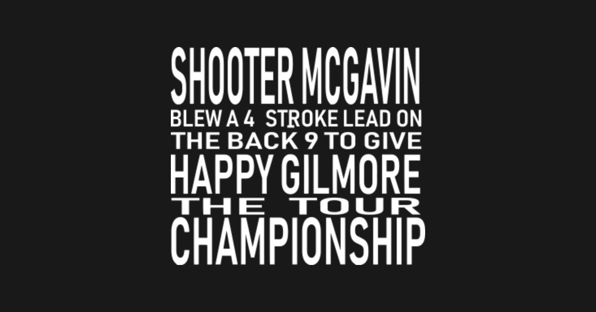 Happy Gilmore Happy Gilmore Sticker TeePublic AU