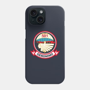 Mod.2 Geronimo 501st Airborne Parachute Infantry Phone Case