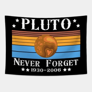 Pluto Never Forget 1936-2006 Shirt - Retro Style Shirt - Science Shirt Tapestry