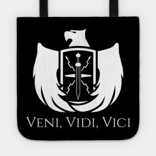 Veni Vidi Vici - Ancient Roman Legion Eagle Shield Tote