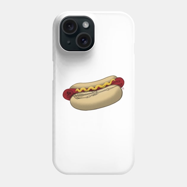 Hot Dog Phone Case by LoudMouthThreads