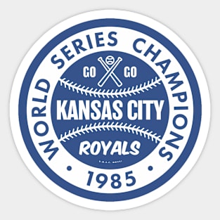 Kansas City Royals Vintage World Series 1985 Graphic