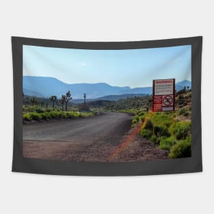 Entrance to Area 51 Tapestry