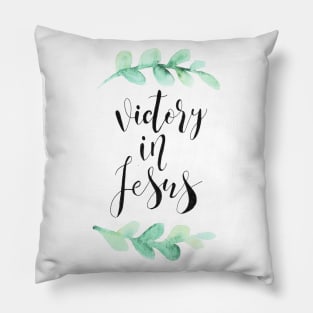 Victory in Jesus Pillow