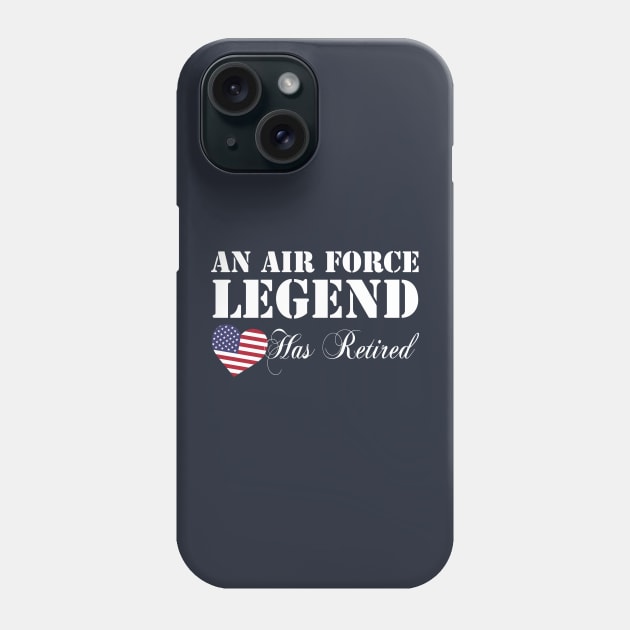 Best Gift for Veteran - An Air Force Legend Retired Phone Case by chienthanit