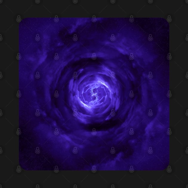 Purple Wormhole in Space by The Black Panther