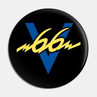 V66 Channel Logo Pin