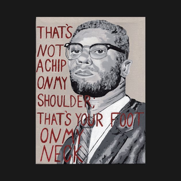 Malcom X by cheyroseart