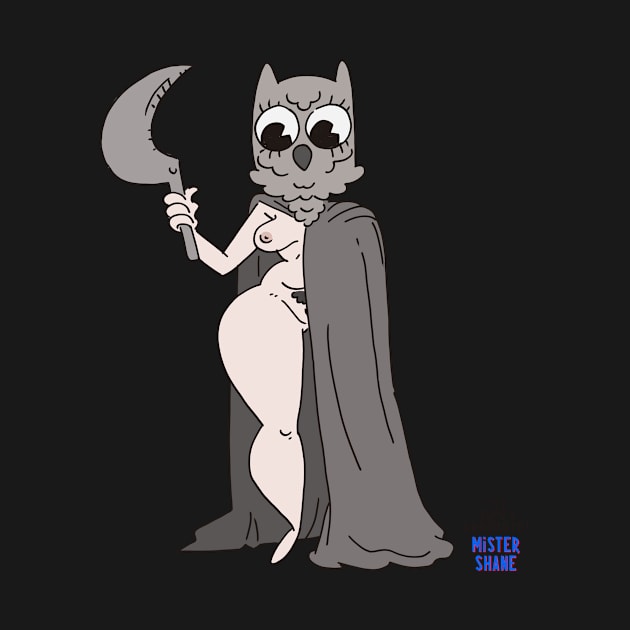 Cute but Creepy Owl Girl by TheSuperAbsurdist