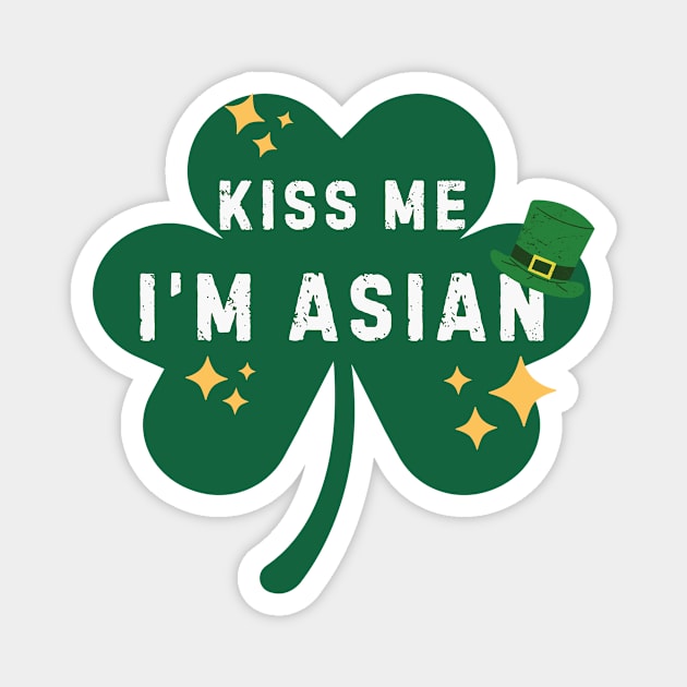 Funny Saint Patrick's for Asians Magnet by Ivanapcm