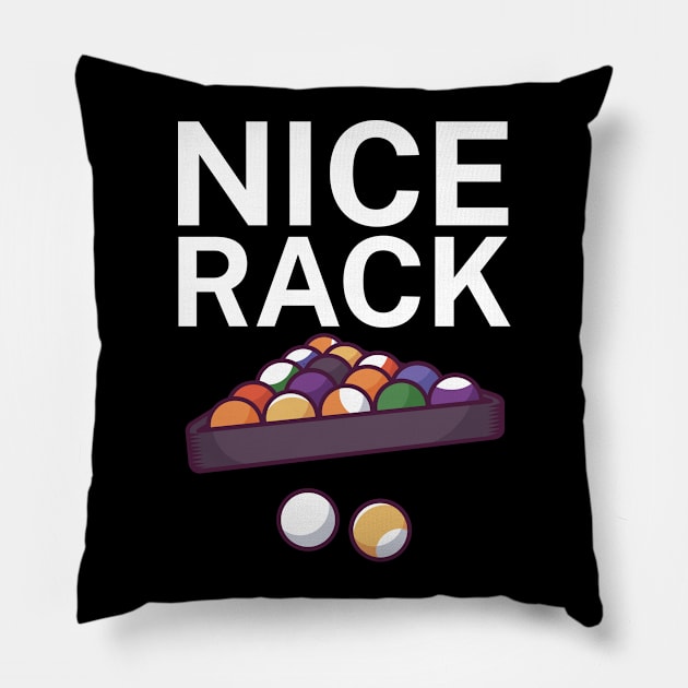 Nice rack Pillow by maxcode