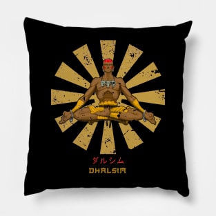 Dhalsim Retro Japanese Street Fighter Pillow