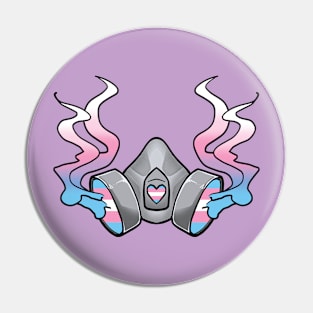 Trans Gas Mask Pin