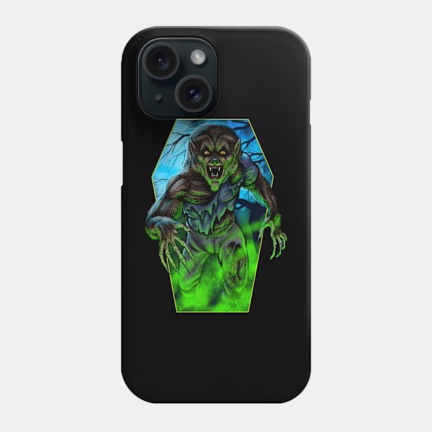 Portrait of the Wolf Man Phone Case by Chad Savage